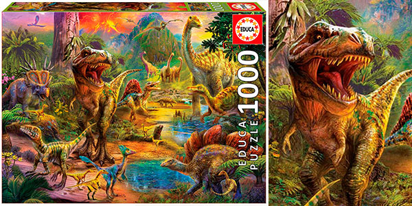 Chollo Puzle Tierra de Dinosaurios (Educa Borrás) de 1.000 piezas por sólo 6,49€ (-54%)