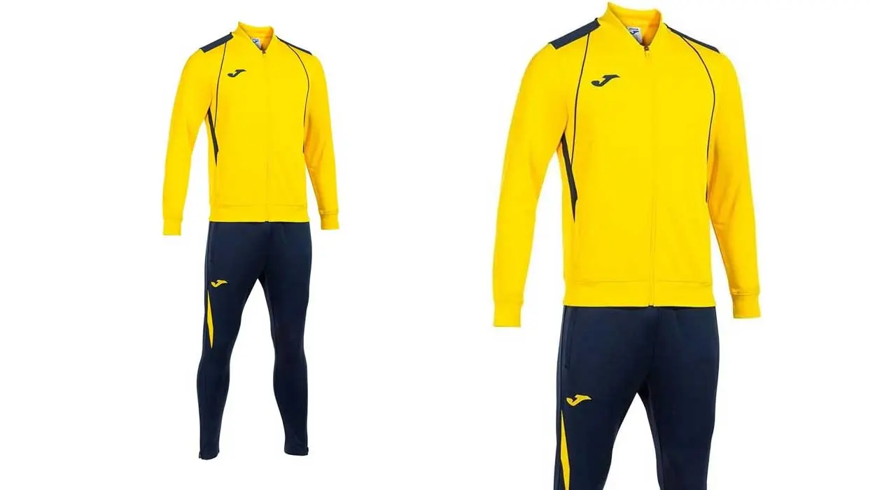 Chándal Joma Championship VII en amarillo y negro a precio LOQUÍSIMO