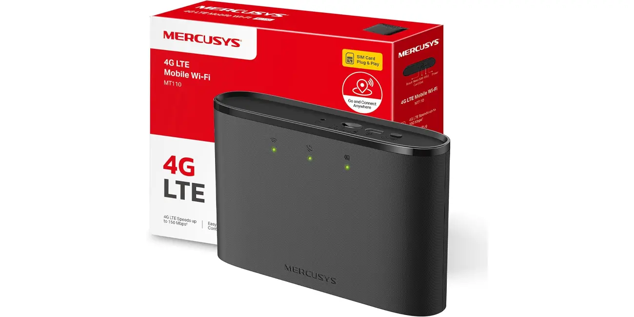 Chollo Router 4G LTE Mercusys MT110 por sólo 23,80€ (36% de descuento)