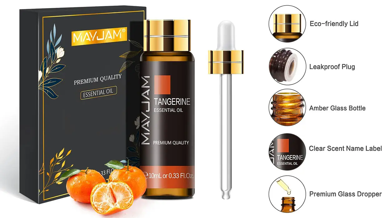 Chollo Aceite esencial de mandarina Mayjam de 10 ml por sólo 3,99€ (-10%)
