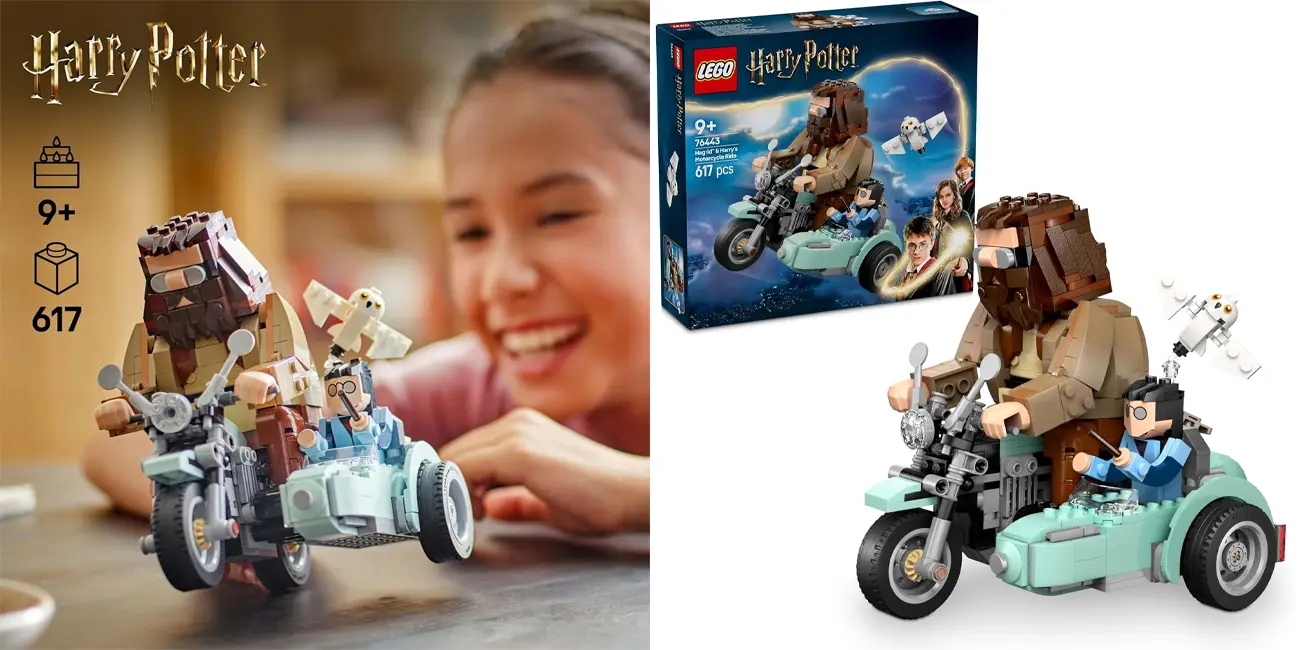 Chollo LEGO Harry Potter: Viaje en Moto de Hagrid y Harry por sólo 37,49€ con envío gratis (-25%)