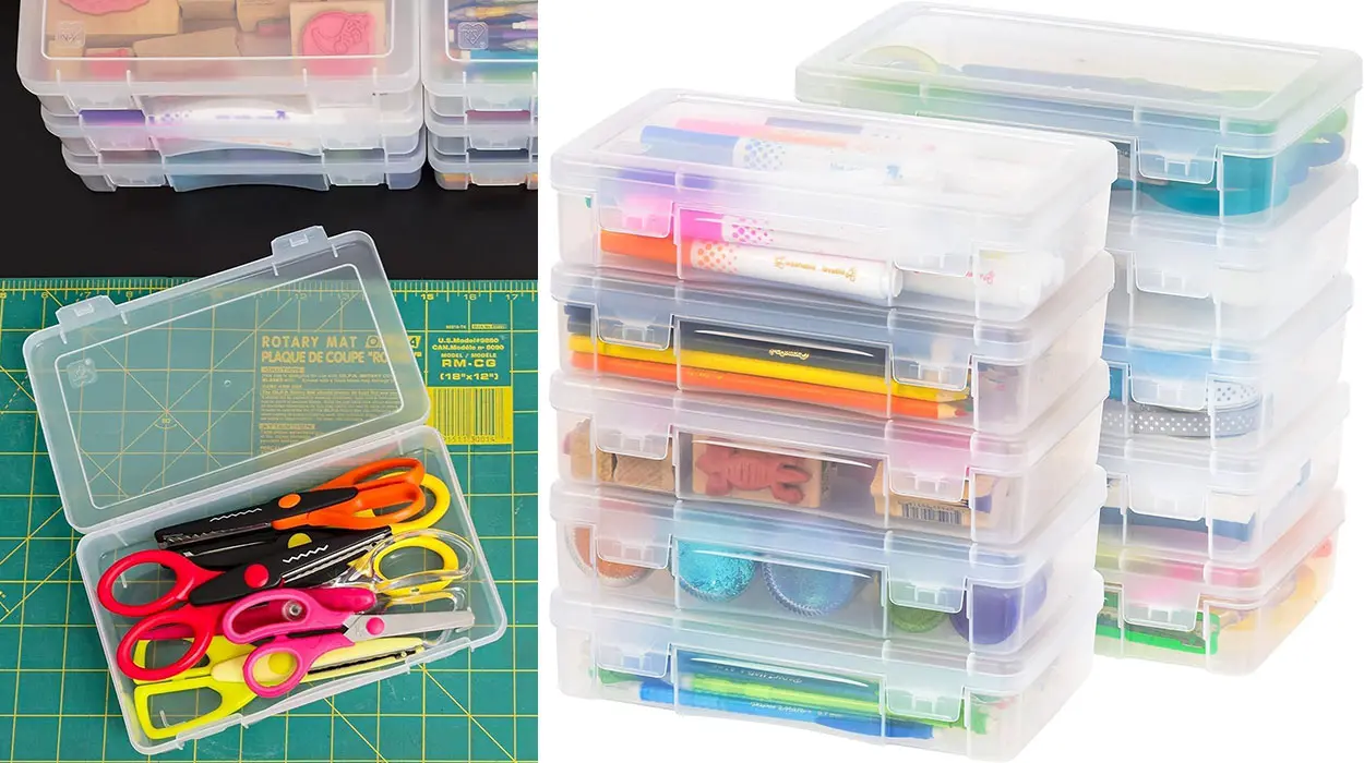 Chollo Pack de 10 cajas de plástico con cierre Iris Ohyama para organizar por sólo 15,99€ (-20%)