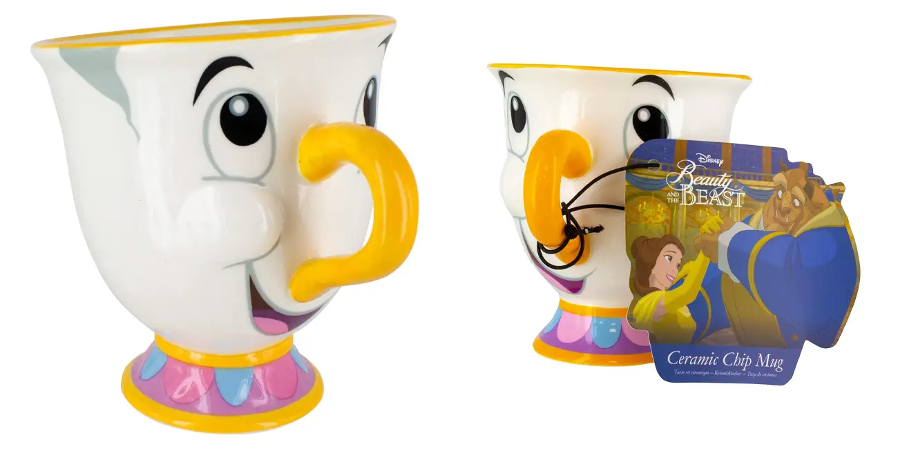Chollo Taza de cerámica Paladone Chip de La Bella y la Bestia por sólo 10,99€ (-24%)