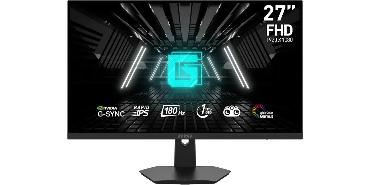Chollo Monitor gaming MSI G274F FHD de 27″ con 180 Hz / 1ms por sólo 119€ con envío gratis (-46%)