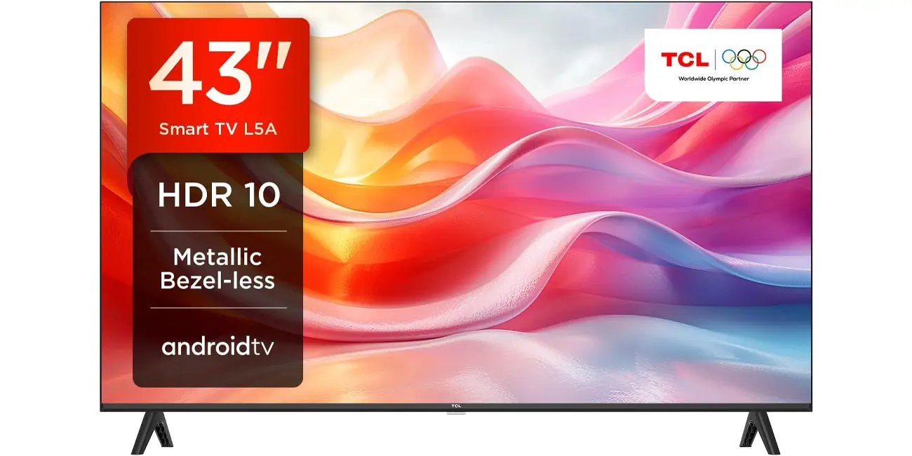 Chollo Smart TV TCL 43L5A FHD HDR de 43″ con Android TV por sólo 207,80€ con envío gratis (-37%)