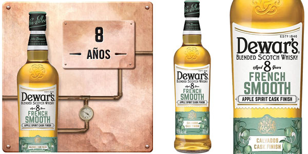 Chollo Blended Scotch Whisky Dewar’s 8 Años French Smooth de 70 cl por sólo 11,98€ (34% de descuento)