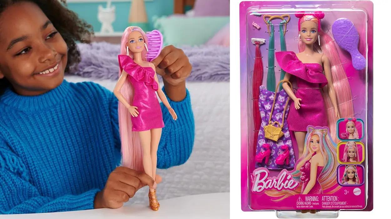 Chollazo Muñeca Barbie Totally Hair con melena extralarga y accesorios por sólo 9,99€ (-66%)