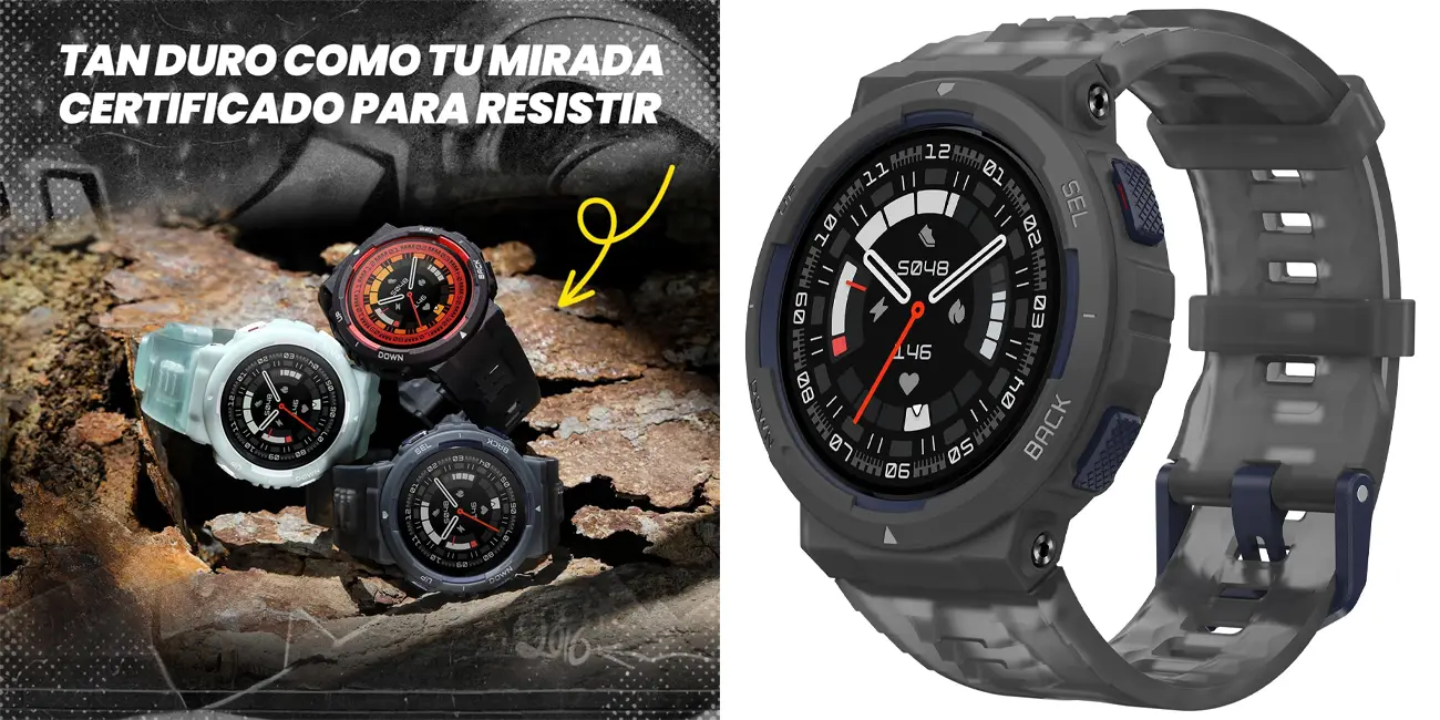 Chollo Smartwatch Amazfit Active Edge (46mm) por sólo 79,90€ con envío gratis (-46%)