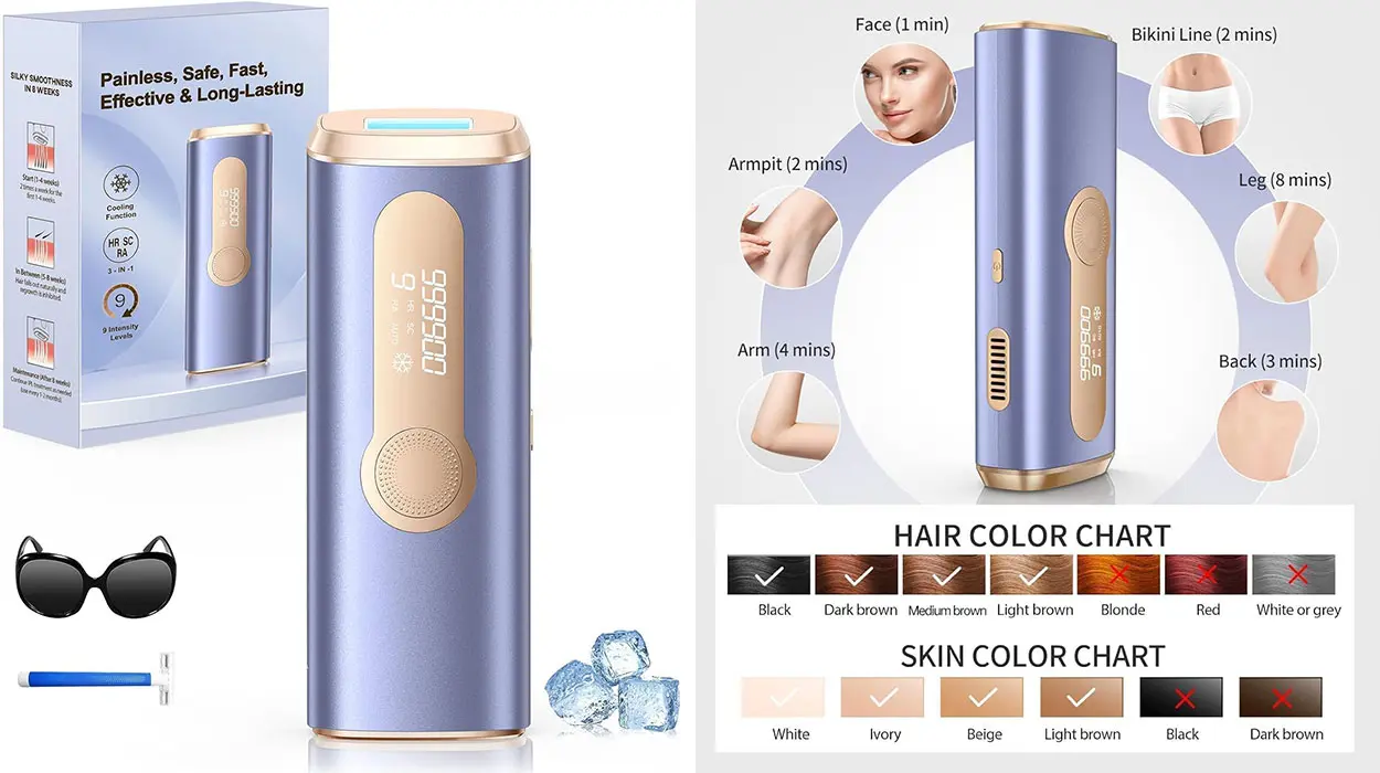 Chollo Depiladora láser IPL Haarlosy con refrigeración por sólo 35,95€ y envío gratis con doble cupón (-54%)