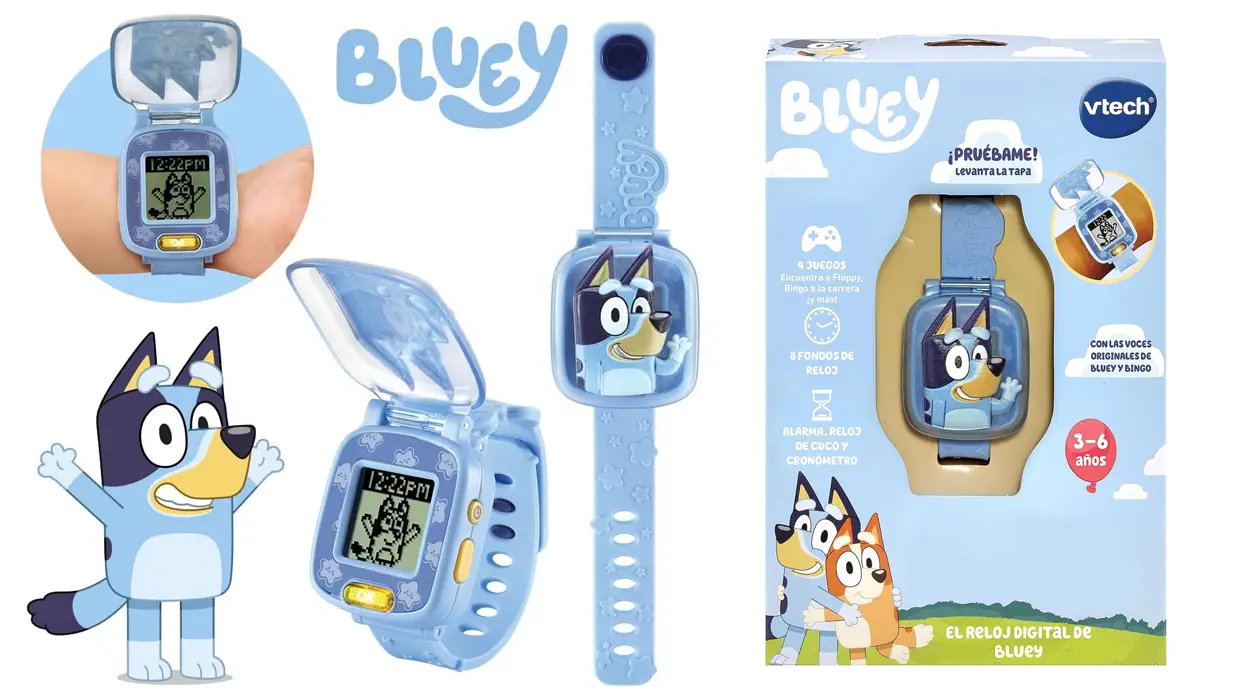 Chollo Reloj digital educativo de Bluey Vtech por sólo 18,74€ (-31%)