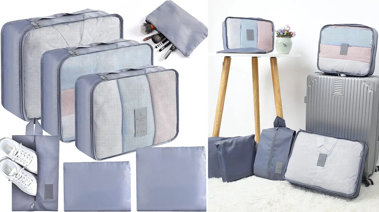 Chollo Set organizador de equipaje AiQInu de 7 piezas por sólo 8,03€ (-36%)