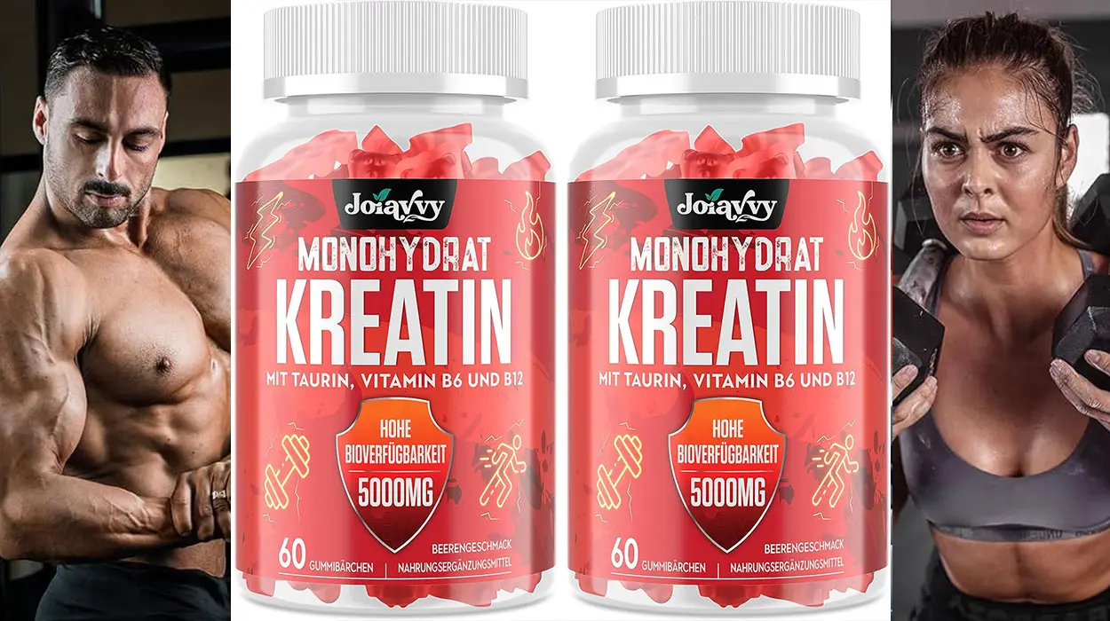 Chollo Pack Joiavvy de 120 gominolas de creatina monohidrato 5000 mg por sólo 37,79€ con envío gratis