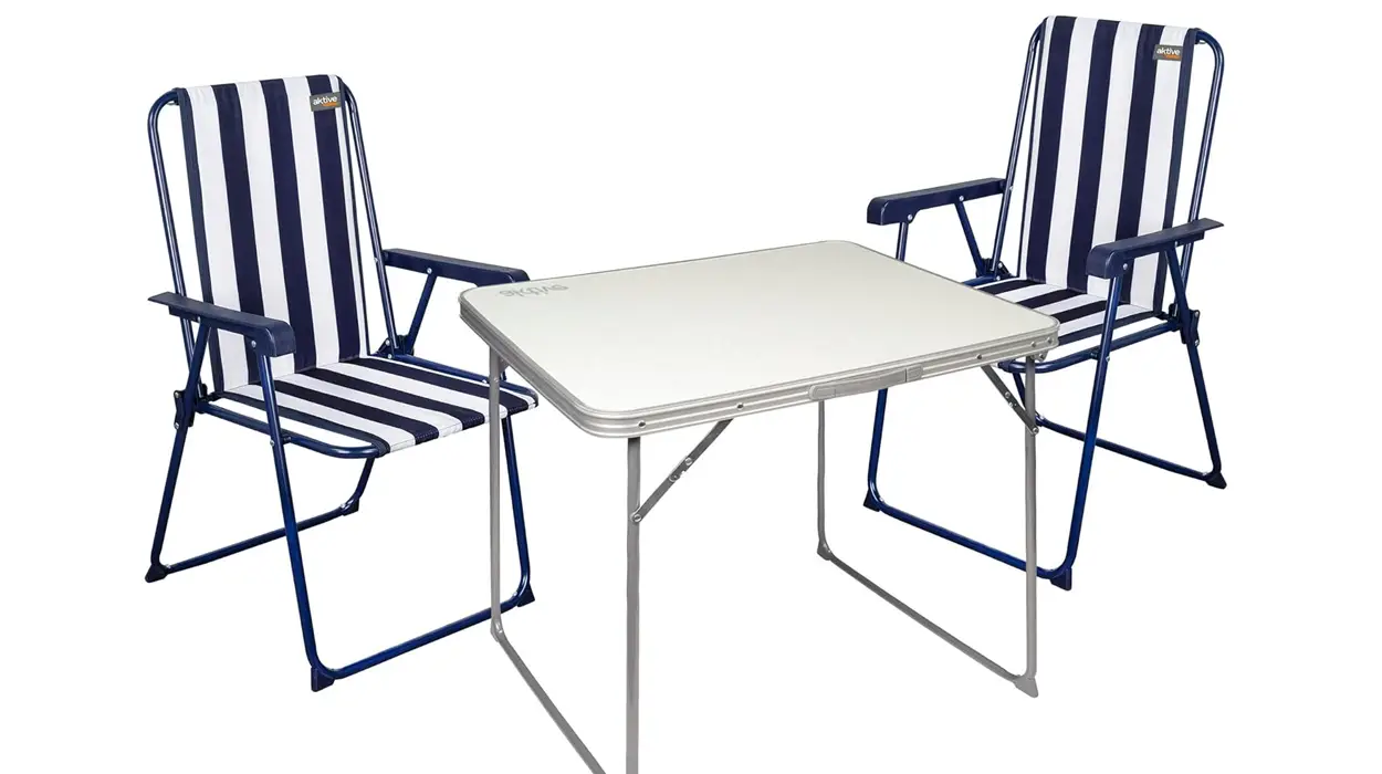 Disfruta del aire libre con este set de mesa y sillas de camping: resistente, ligero y a un precio TOP