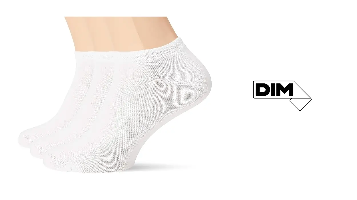 Chollo Pack x3 Pares de calcetines tobilleros DIM para hombre por sólo 6,58€ (-521%)