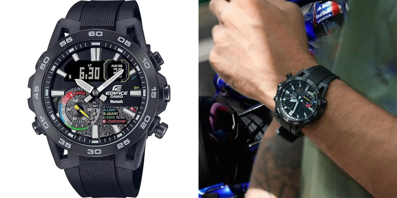 Chollo Reloj analógico Casio Edifice ECB-40MP-1A por sólo 69,95€ con envío gratis (-59%)