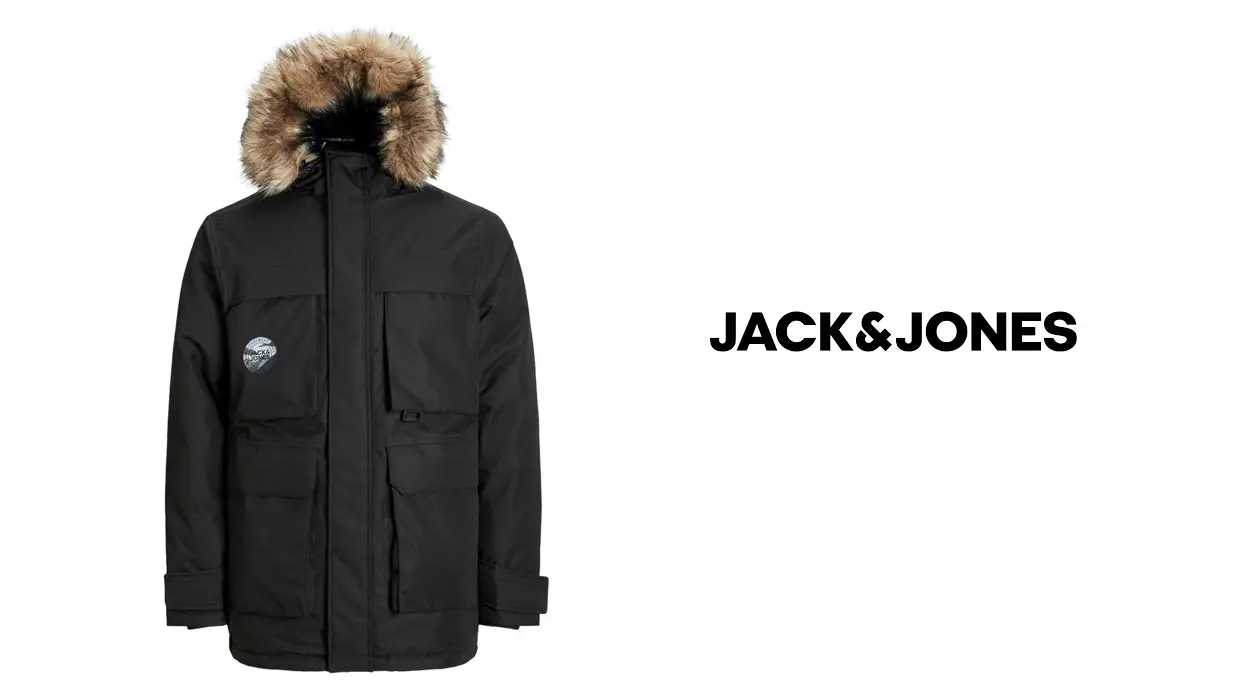 Chollo Parka Jack & Jones negra para hombre por sólo 36,90€ (-75%)