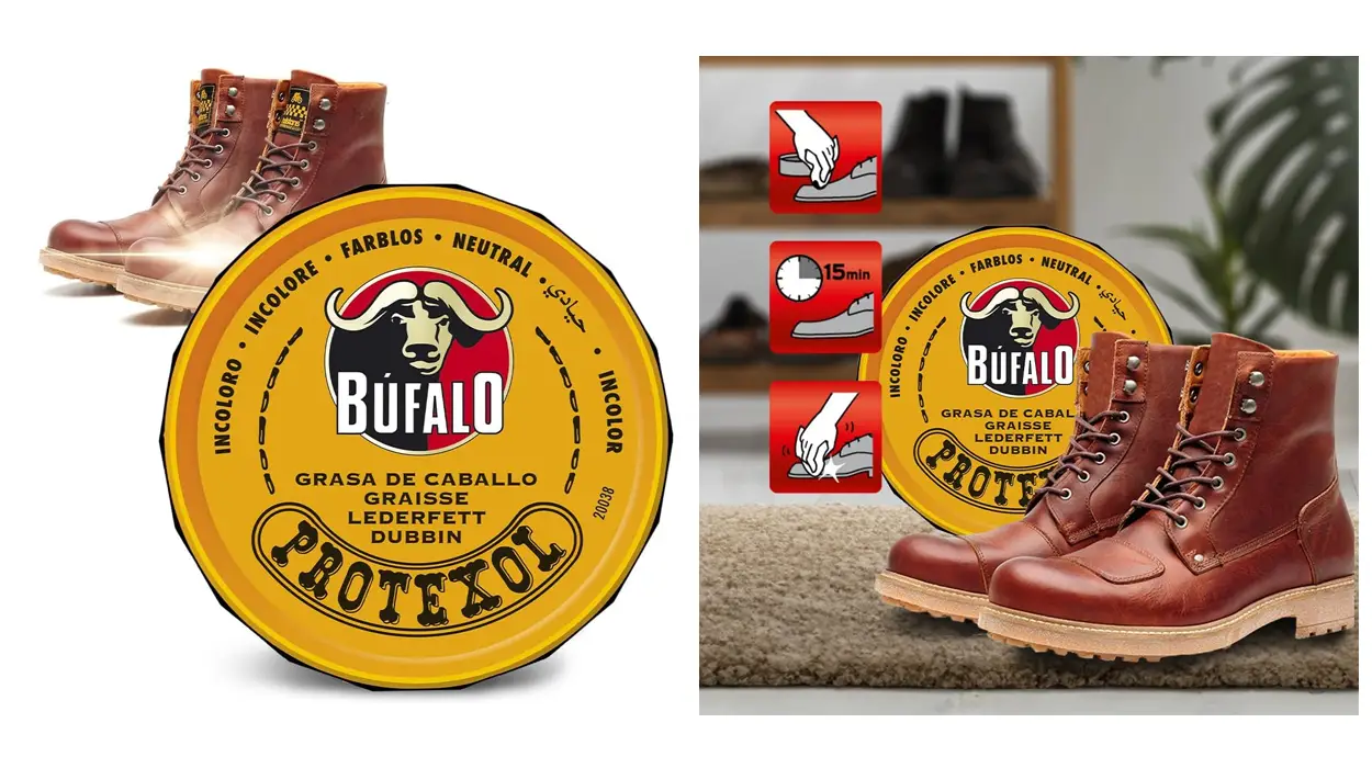 Chollo Grasa de caballo Búfalo Protexol Nº3 incoloro para calzado y prendas de cuero por sólo 2,99€