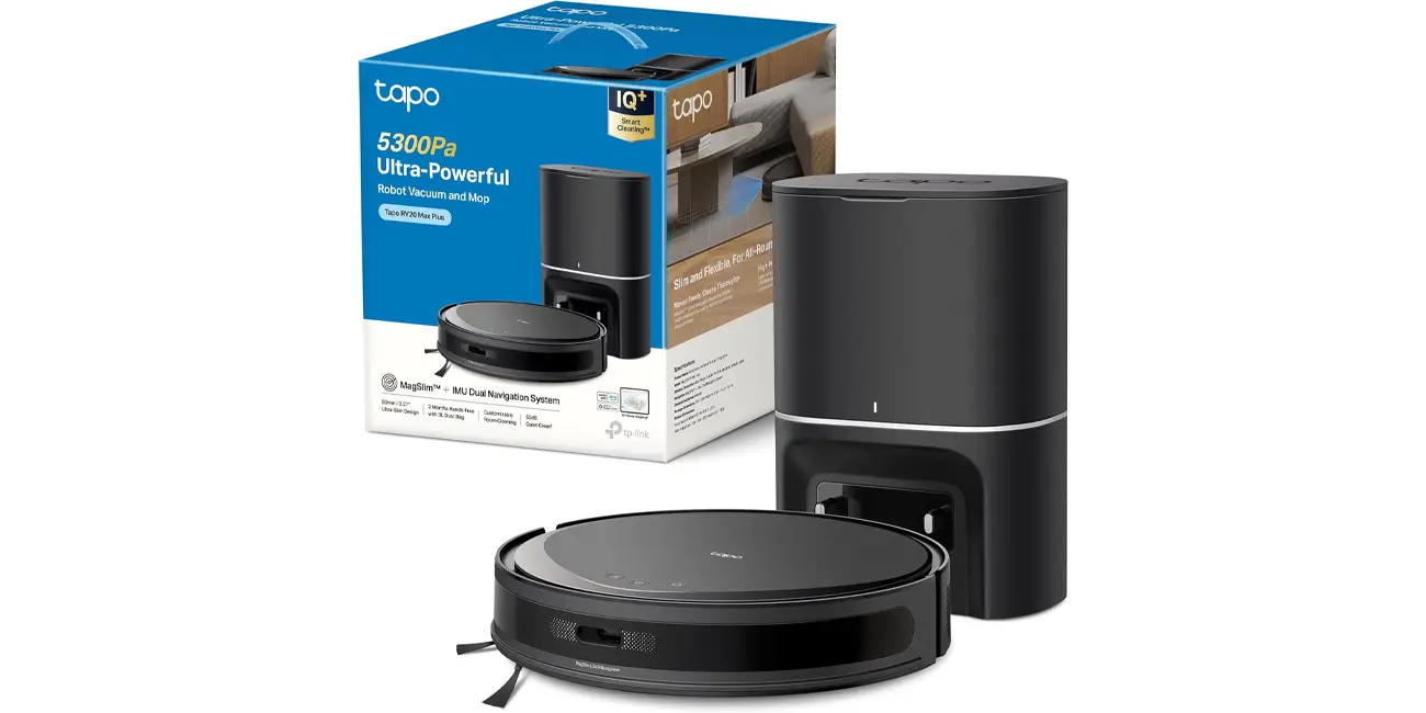 Chollo Robot aspirador y fregasuelos Tapo RV20 MAX Plus por sólo 159,99€ con envío gratis (-45%)
