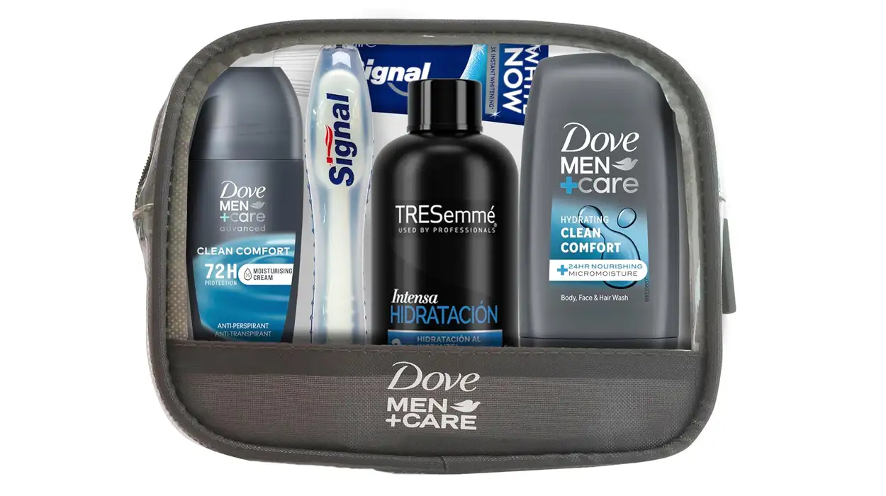 Chollo Neceser de viaje Dove Mini para hombre por sólo 5,89€ (-15%)