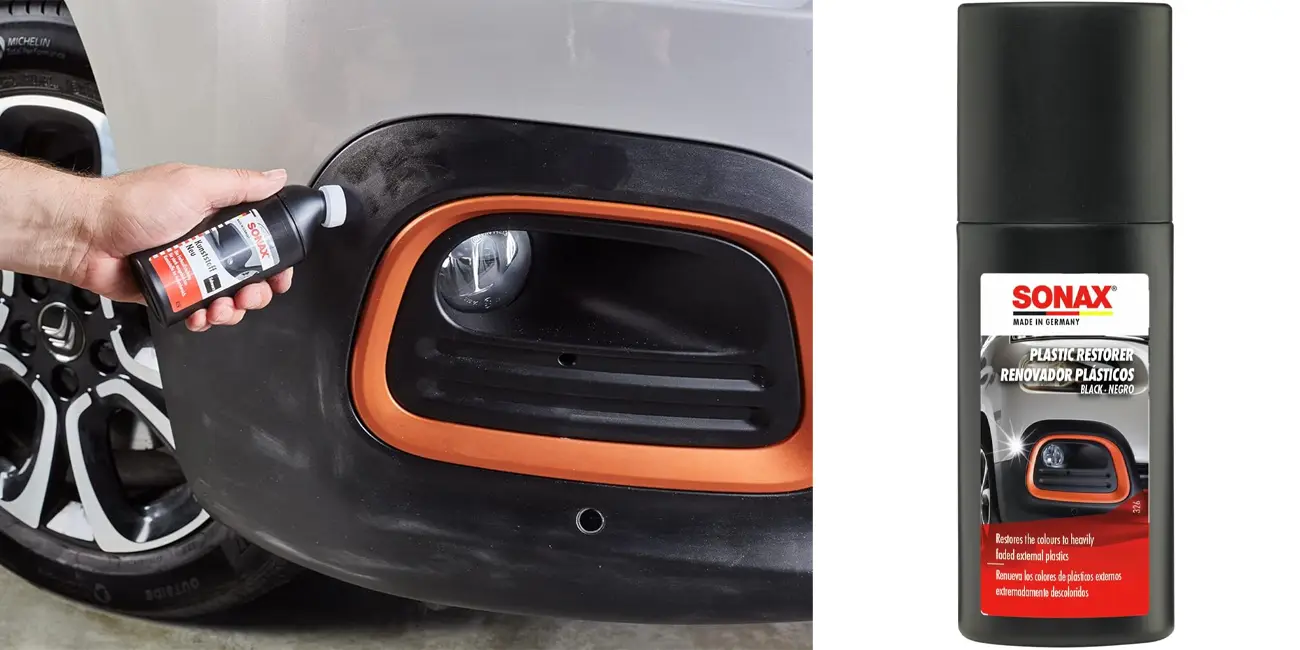 Chollo Renovador de plásticos SONAX con esponja aplicadora para coche por sólo 8,73€ (-61%)