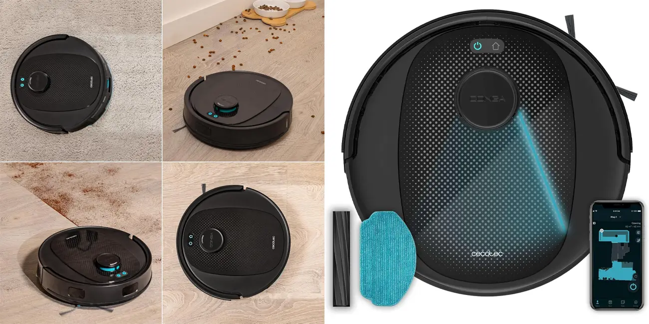Este robot aspirador Cecotec que friega, barre y mapea tu casa cuesta menos de 130€ en Amazon ¡CORRE!