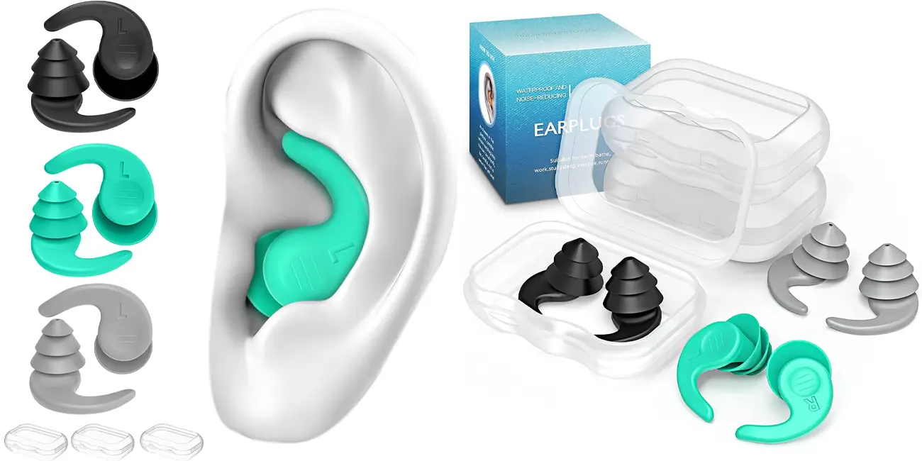 Chollo Pack 3 pares de tapones de natación FNGXX para adulto por sólo 9,54€ (-36%)