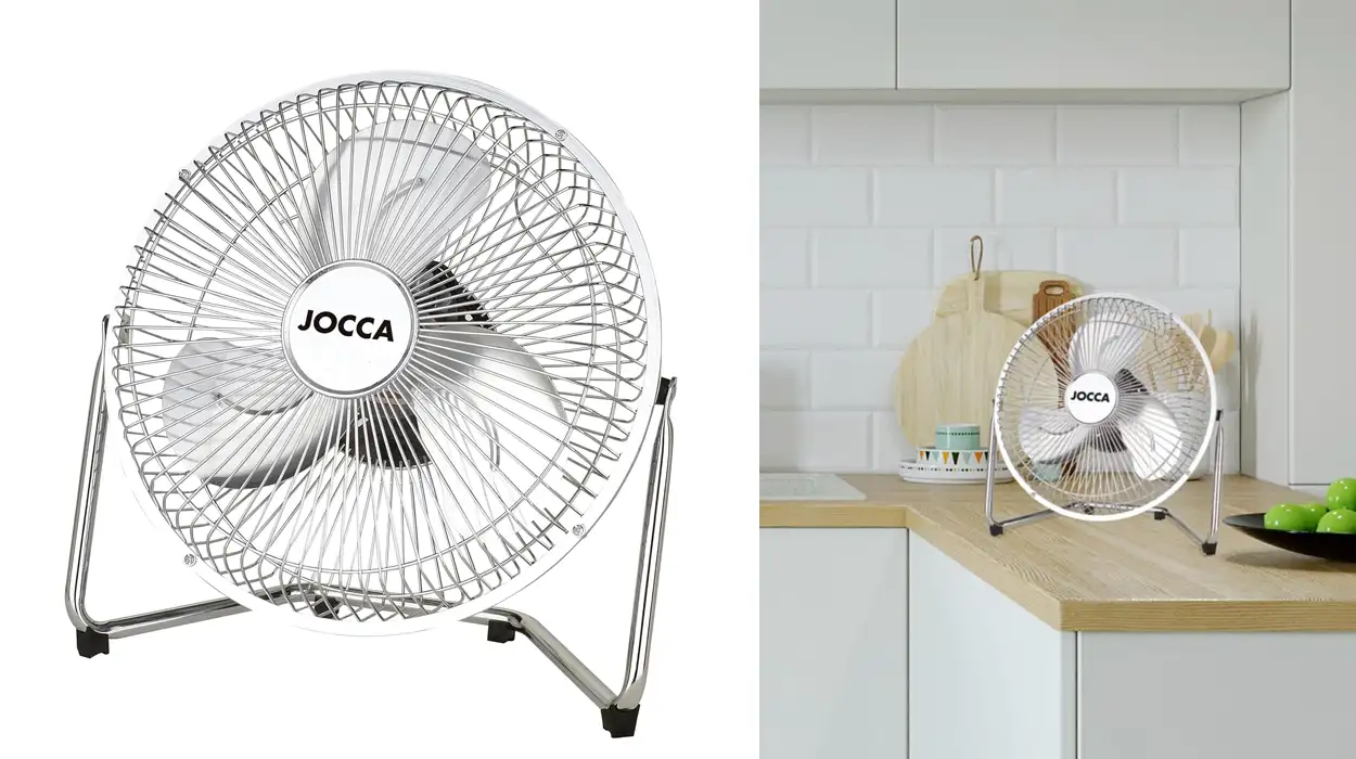 Chollo Ventilador de suelo industrial Jocca silencioso por sólo 25,23€