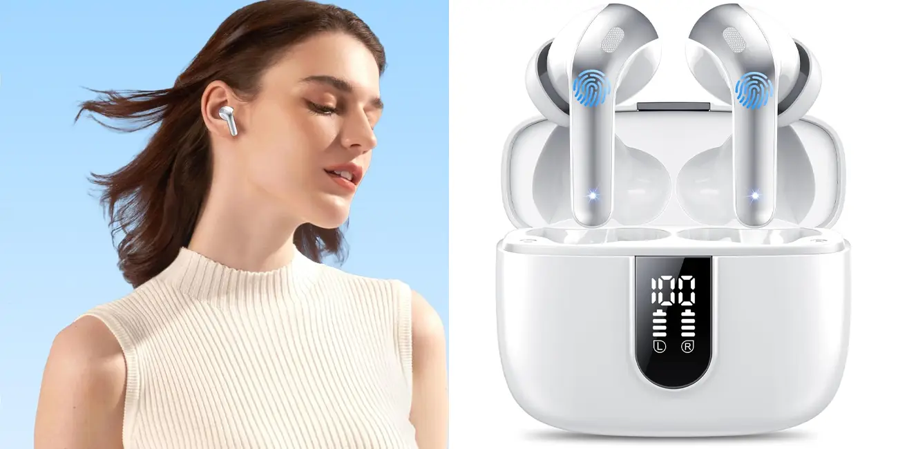 Chollo Auriculares inalámbricos IKT X08 con estuche de carga por sólo 22,79€ (-54%)