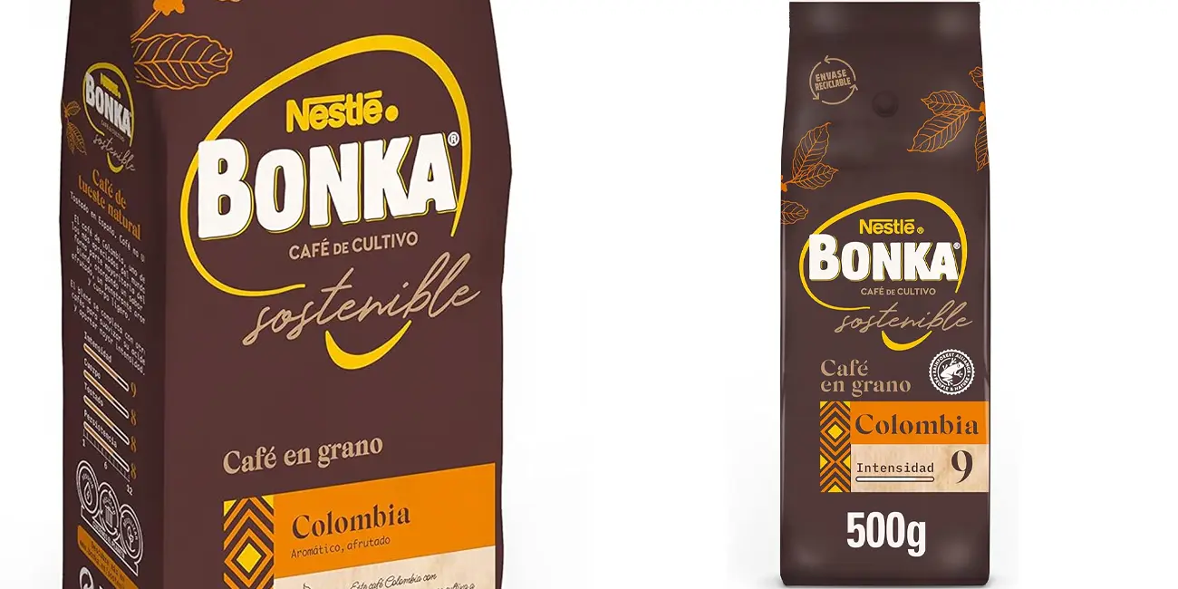 Chollo Café en grano Bonka Colombia de 500 gr por sólo 7,64€ (-23%)