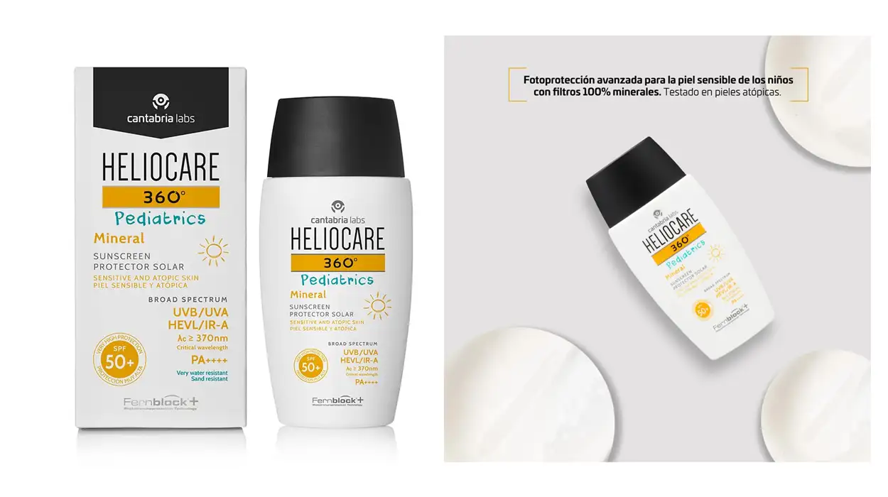 Chollo Crema solar para bebés y niños Cantabria Labs Heliocare 360º Pediatrics Mineral SPF 50+ por sólo 18,81€ (-18%)