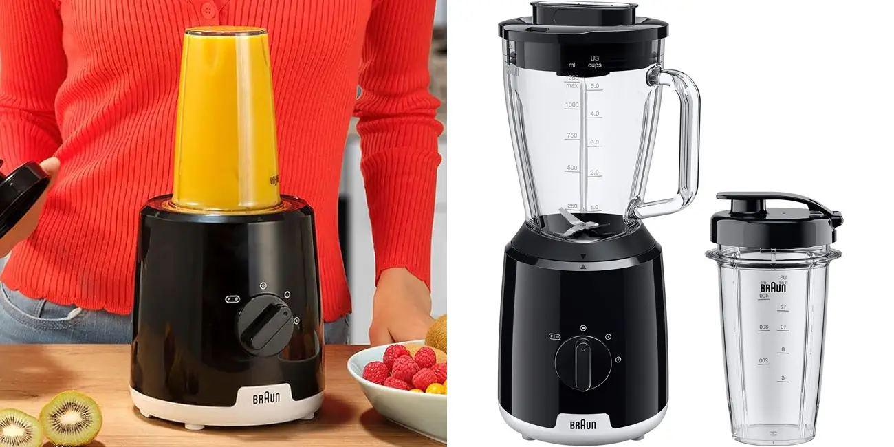 Chollo Batidora de jarra Braun PowerBlender 1 por sólo 49,99€ con envío gratis (-49%)