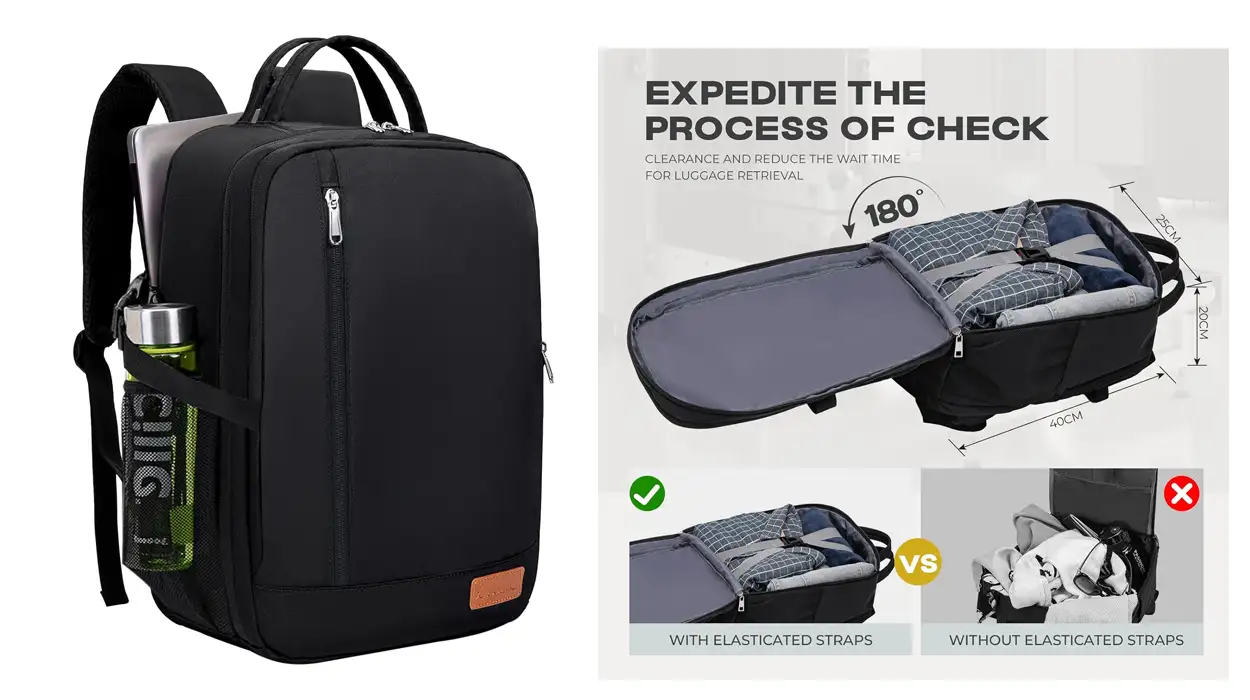 Chollo Mochila de viaje para cabina Vmikiv por sólo 21,56€ ¡Valoraciones TOP!