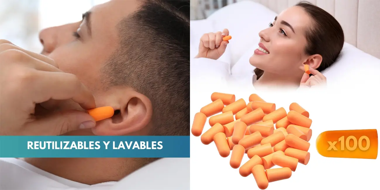 Chollo Pack 100x tapones insonorizantes para oído Vidaprime por sólo 4,99€ (-44%)