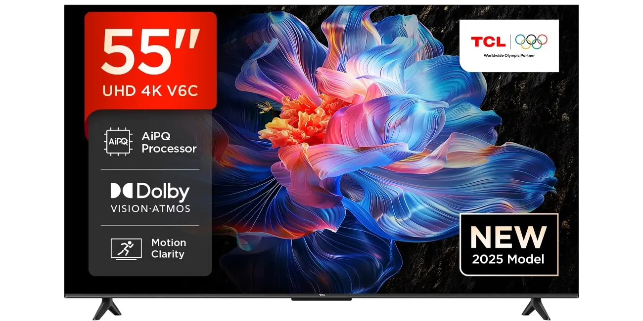 Chollo Smart TV TCL 55V6C UHD 4K de 55″ por sólo 299,90€ con envío gratis (-33%)