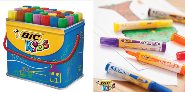 Chollo Pack 48x rotuladores BIC Kids Visacolor XL por sólo 17,33€ (29% de descuento)