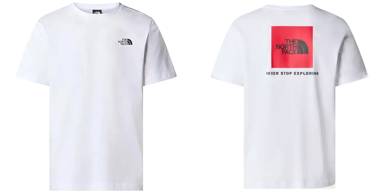 Esta camiseta The North Face vale para todo y tiene un 35% de descuento en Amazon