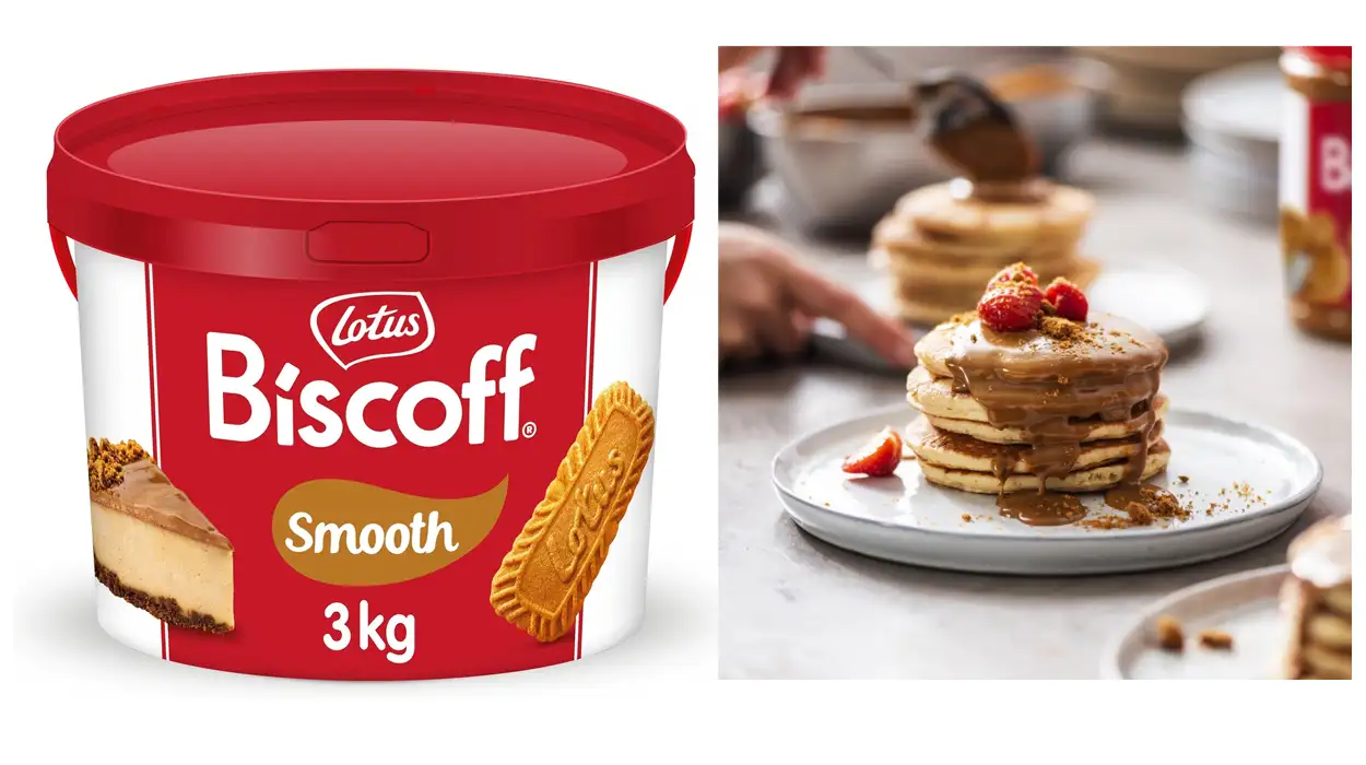 Chollo Tarrina de crema para untar Lotus Biscoff Smooth de 3 kg por sólo 19,54€ (-15%) ¡6,51€ el kg!