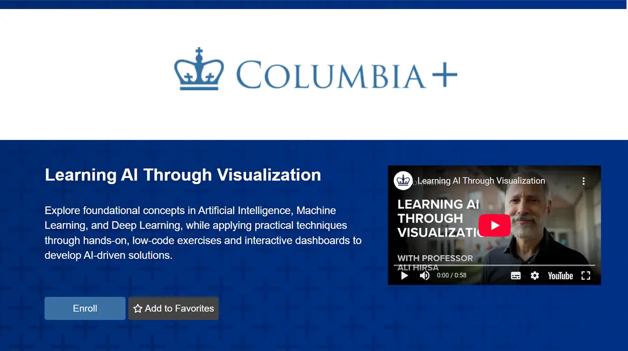 Curso “Aprendiendo IA a través de la visualización” GRATIS con este código promocional