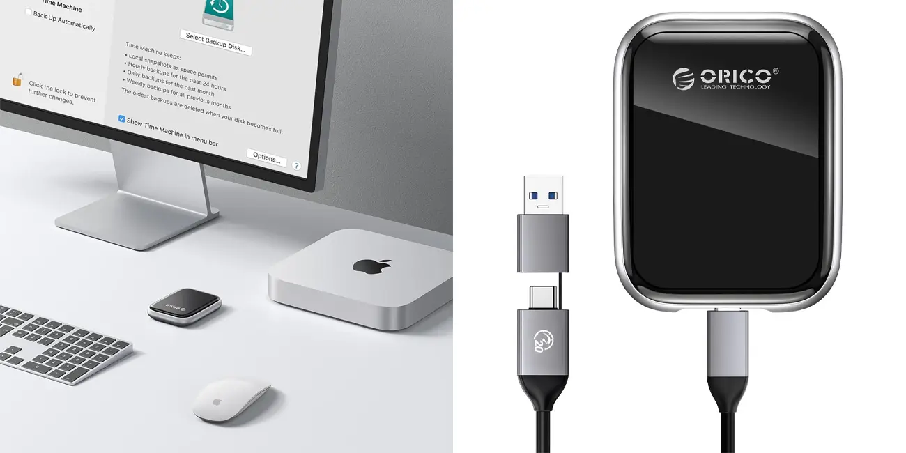 Chollo Disco SSD portátil Orico A20 de 1 TB por sólo 65,99€ y envío gratis con cupón (-40%)
