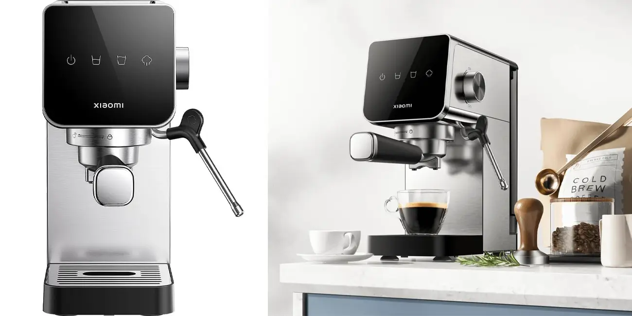 Chollo Cafetera espresso semiautomática Xiaomi de 20 bares por sólo 99,99€ con envío gratis (-17%)