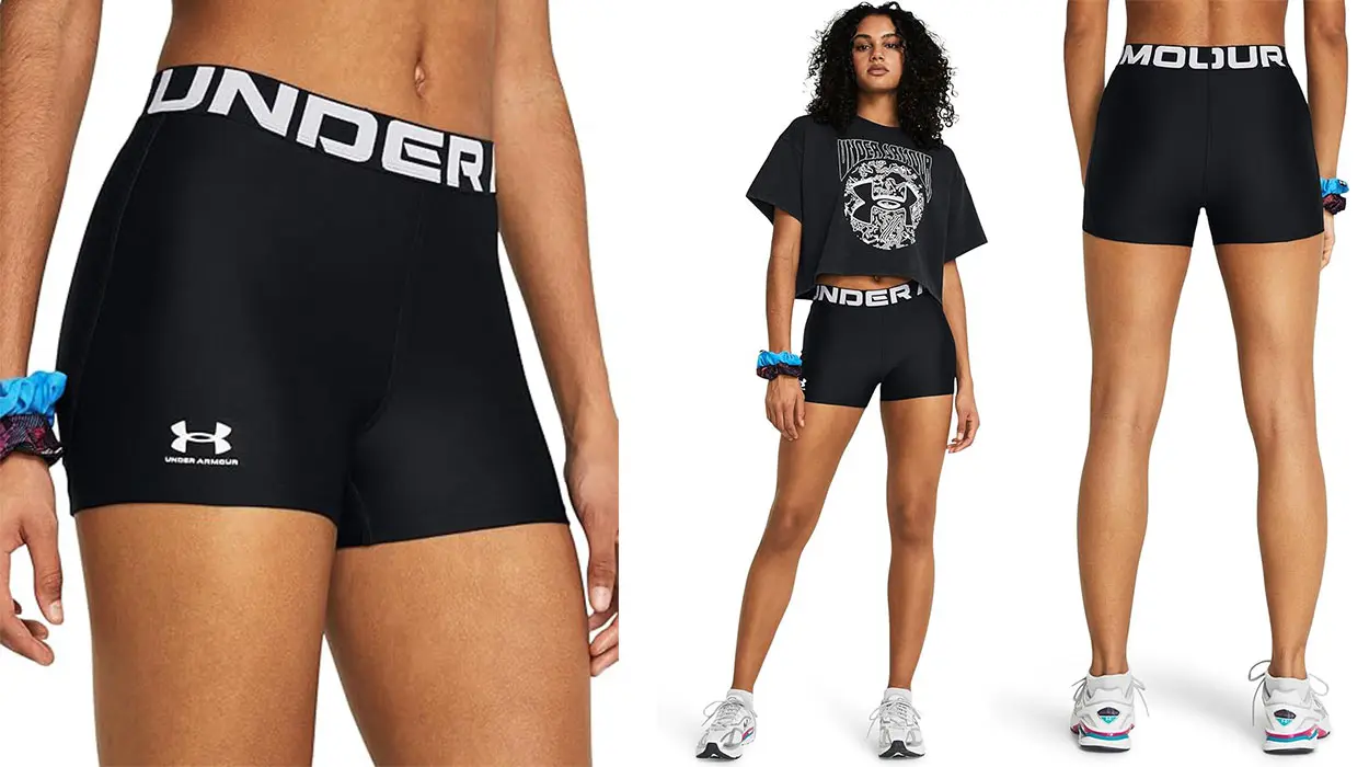 Chollo Pantalones cortos de deporte Under Armour UA HeatGear para mujer por sólo 20€ (-31%)