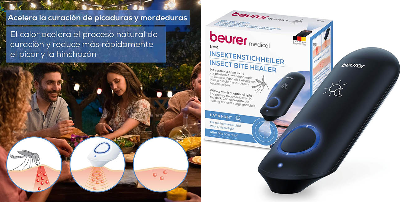 Chollo Aparato Beurer BR 90 contra picaduras de insectos por solo 24,99€ (38% de descuento)