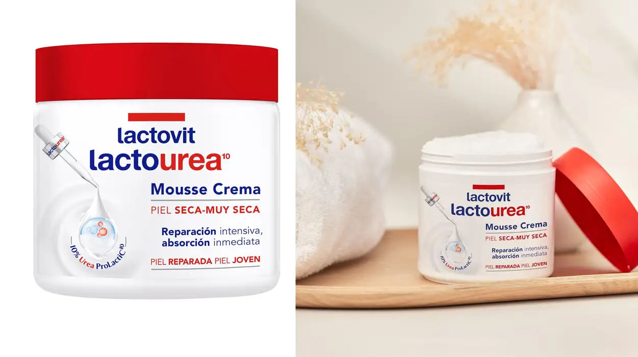Chollo Pack x3 Mousse hidratante Lactovit Lactourea de 400 ml por sólo 8,98€ con oferta 3×2 ¡2,99€ cada una!