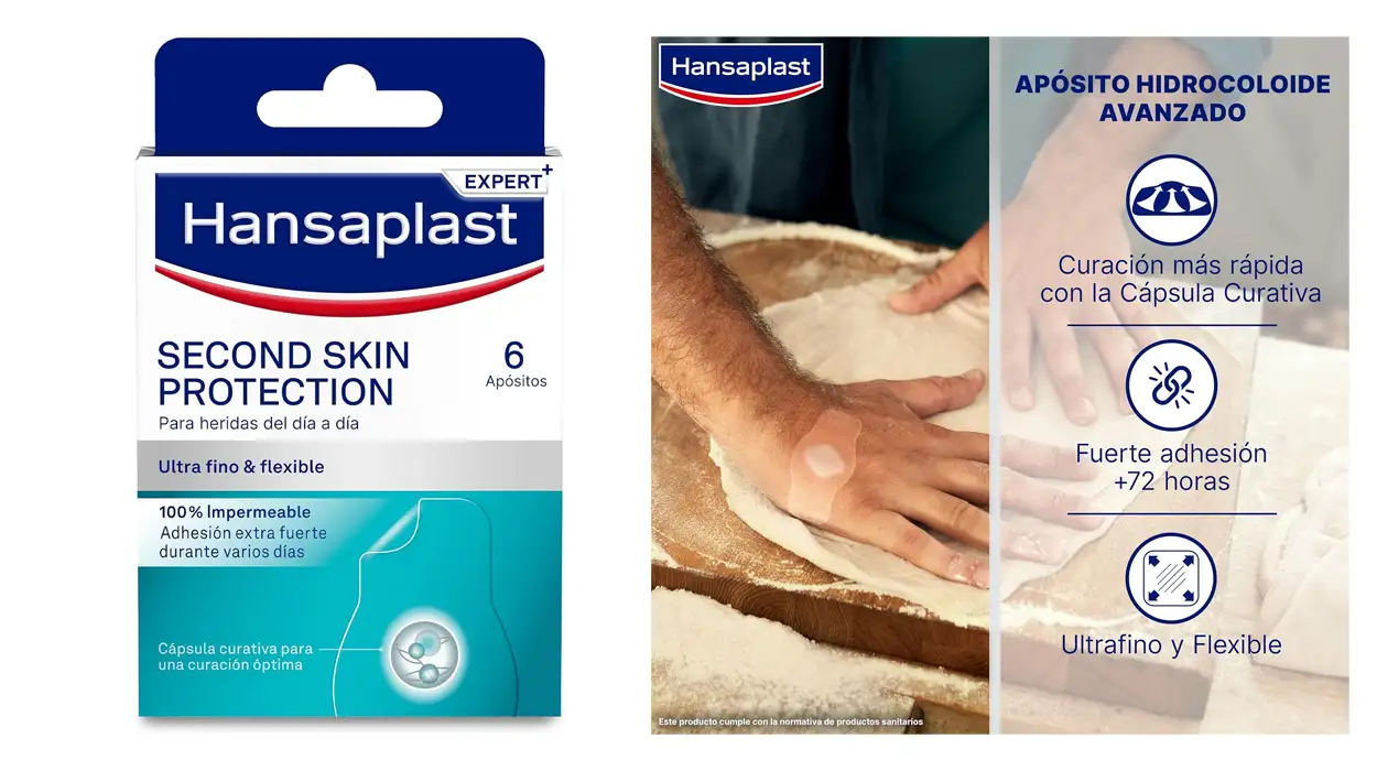 Chollo Pack x3 Cajas de apósitos pequeños Hansaplast Second Skin Protection por sólo 8,98€ con oferta 3×2 ¡2,99€ cada caja!