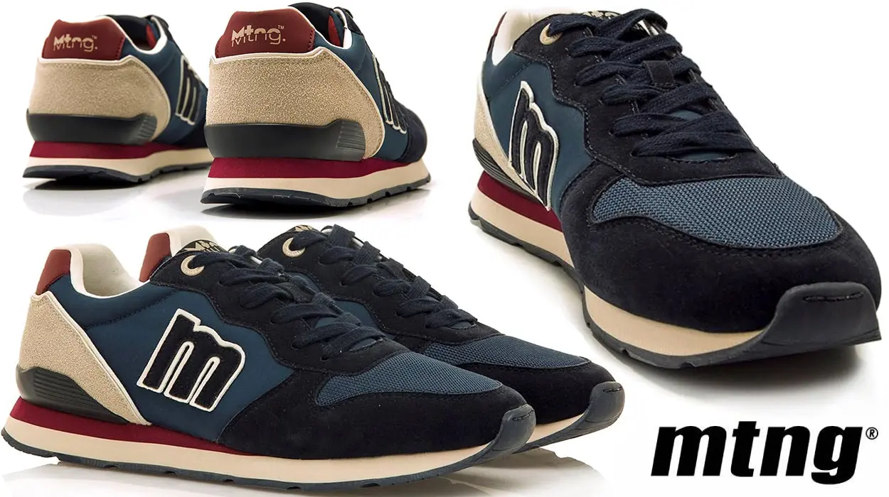 Chollo Zapatillas Mustang MTNG Joggo Classic en azul marino para hombre por sólo 28,49€ (-29%)