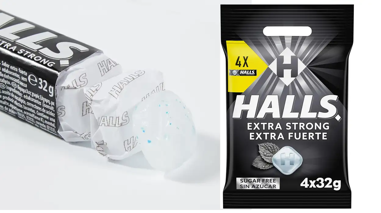 Chollo Pack x3 Bolsas caramelos Halls Extra Fuerte Sabor Eucalipto por sólo 12,70€ con oferta 3×2 ¡4,23€ cada bolsa!