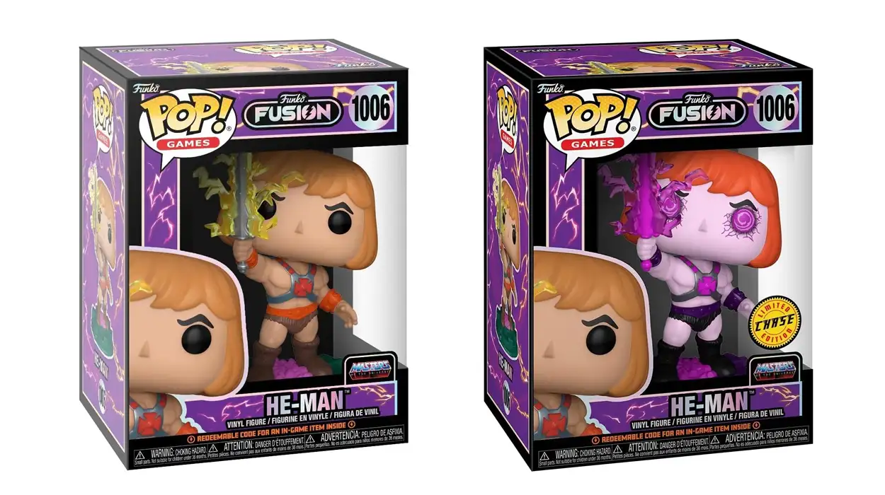 Chollo Funko Pop! Games: Fusion – He-Man (1/6 de probabilidades de obtener la RARA variante Chase) por sólo 9,99€ (-38%)