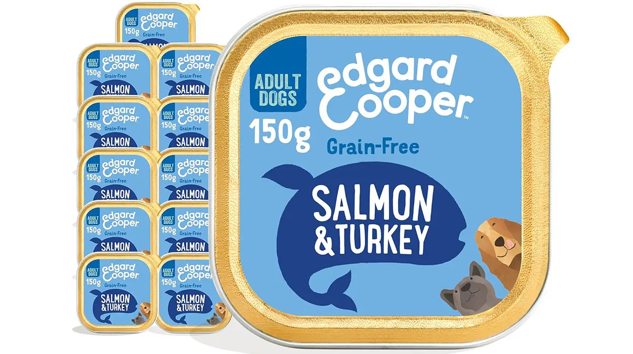 Chollo Pack x11 Comida húmeda Edgard & Cooper Salmón y Pavo para perros adultos por sólo 14,09€ (-28%)