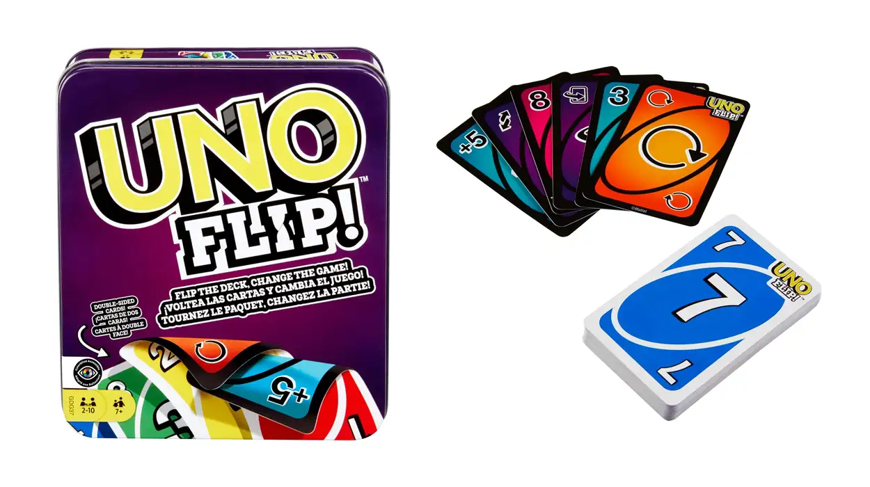 Chollo Juego de cartas UNO Flip! en lata por sólo 9,99€ (-33%)