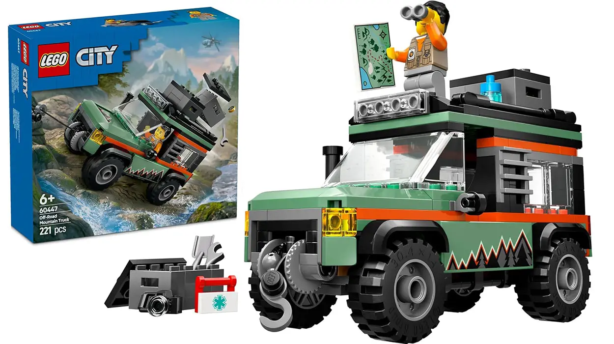Chollo Set Todoterreno 4×4 de Montaña de LEGO City por sólo 14,99€ (-25%)